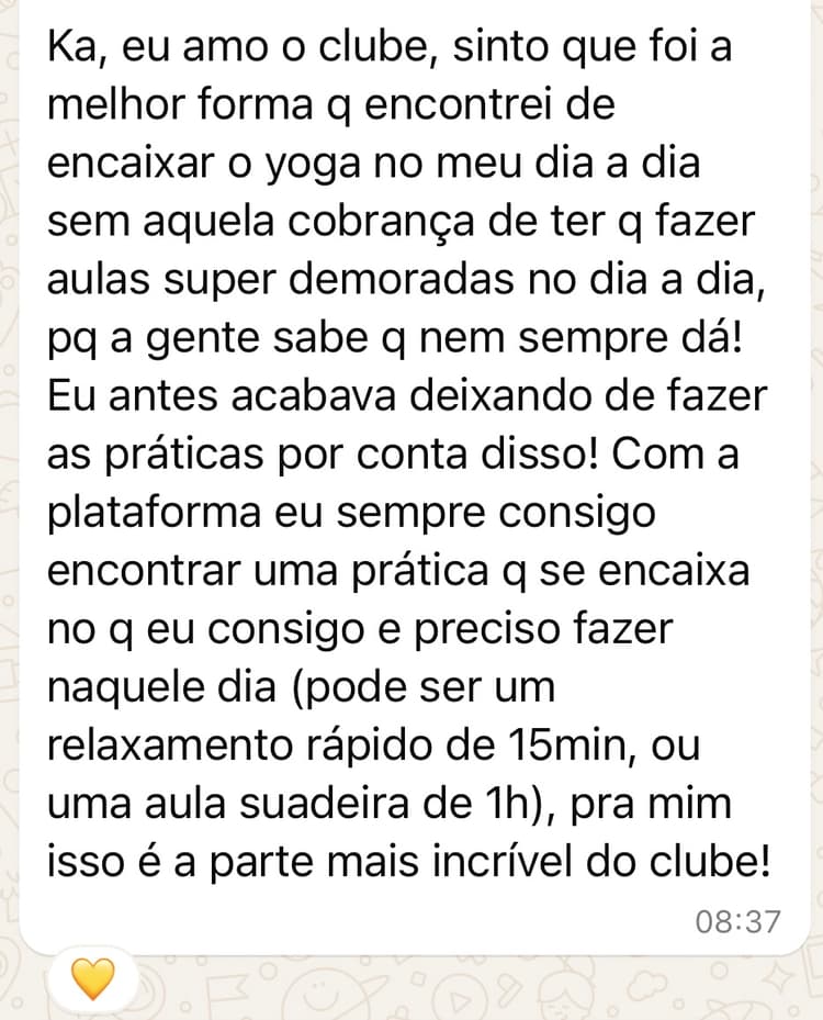 WhatsApp testimonial from jessica moura